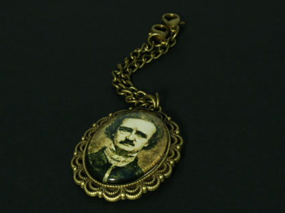 Edgar Allan Poe pendant for Noddders headphones