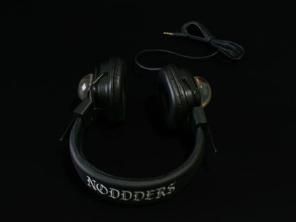 Noddders headphones with crystal domes