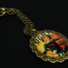 Vintage book pendant for Noddders headphones