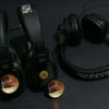 Vintage comics glass dome headphones