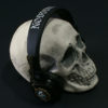 Headphones worn by
