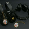 cartoon dog laughing headphones