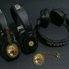 retro film character headphones