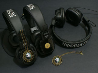 headphones with vampire pendants