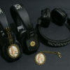 Vintage style cat headphones