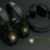 Trendy vintage headphones